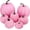 Pink, variant on Jollyzo 7 Pcs Assorted Sizes Fall Artificial Pink Pumpkins Harvest Faux Foam Pumpkins for Fall Autumn Season Halloween Thanksgiving Harvest Holiday Season Festive Tabletop Decoration