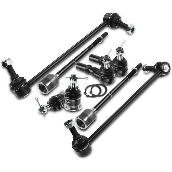 A-Premium 8Pcs Front Suspension Kit Stabilizer Bar Link Tie Rod End Ball Joint Compatible with Ford Taurus 1996-2007 Mercury Sable 1996-2005 3.0L