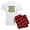 With Red Plaid Pant, variant on CafePress - Sun's Out Buns Out Men's Light Pajamas - Men's Light Loose Fit Cotton Pajama Set