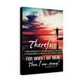 thumbnail image 4 of Scripture Walls  Then I Am Strong 2 Corinthians 12:10 Bible Verse Canvas Christian Wall Art Ready to Hang Unframed, 4 of 9