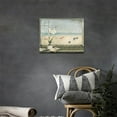 thumbnail image 4 of Beach Bathroom Wall Art Coastal Flower Ocean Turtle Butterfly Pictures Bathroom Wall Decor Floral Bathroom Canvas Prints Painting Beach Decorations Framed Artwork for Bathroom Bedroom 16"x12", 4 of 6