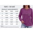 thumbnail image 6 of MOSHU Crewneck Sweatshirts for Women Decorative Buttons Long Sleeve Shirts Fashion Pullover Womens Sweatshirts Fall Tops, 6 of 11