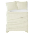 thumbnail image 6 of Cannon Heritage Solid 100% Microfiber Polyester Ivory 2-Piece Twin XL Quilt Set, Solid Casual themed, Adult Bedding, OEKO-TEX Certified, 6 of 9