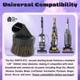 thumbnail image 7 of Horse Hair Vacuum Attachment 1.25" Round Dust Brush, 1-1/4 Vacuum Dusting Brush, Duster Sweeper Hair Bristle Brush Compatible with Shop Vac, Oreck, Hoover and other Central Vacs - ALL PARTS ETC., 7 of 7