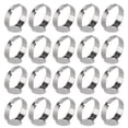 thumbnail image 1 of Bases para anillos, 20 piezas de anillos en blanco, base para anillos de acero inoxidable, accesorios de joyería para bricolaje, artesanía superior, 1 of 14
