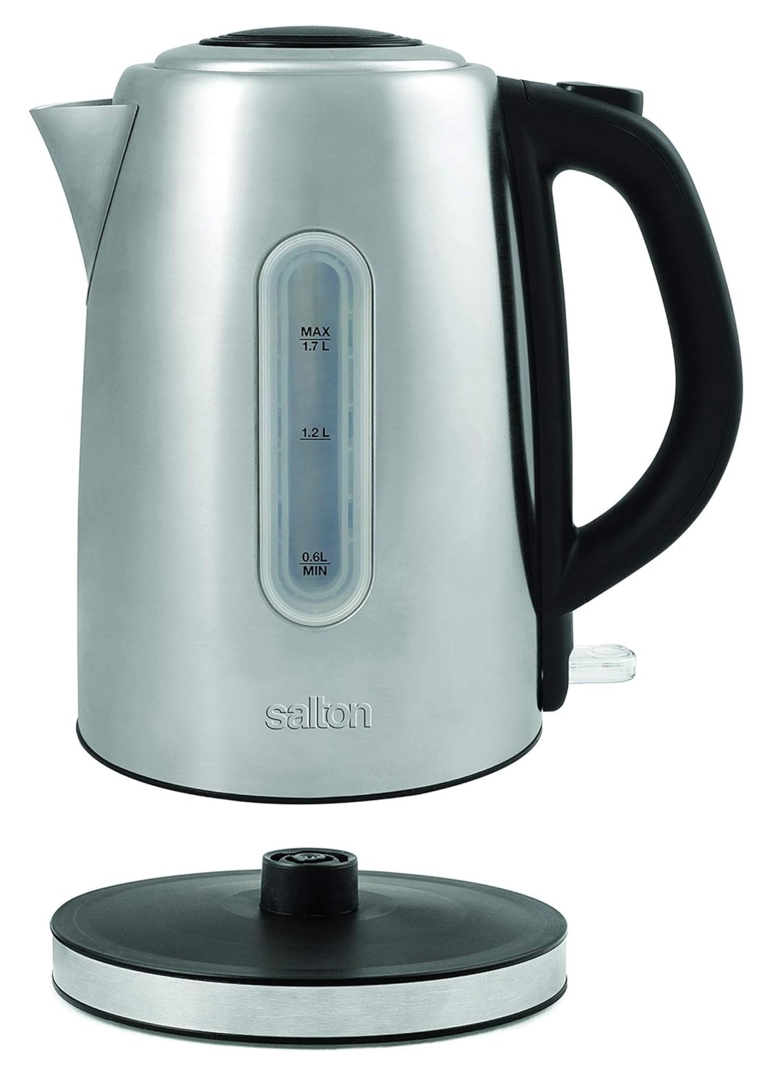 Stainless Steel Electric Kettle, 1.7 Liter Cordless Water Boiler