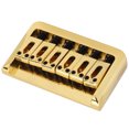 thumbnail image 1 of Cordal De Cola Dura Para Guitarra, Repuesto De Metal, Acabado Cromado De Alto Brillo, Puente De Guitarra Eléctrica Con Tornillos De Llave Para Instrumentos De Cuerda, 1 of 7