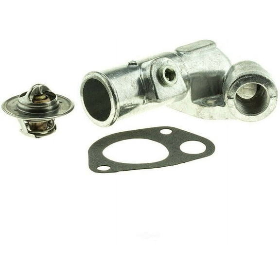 Engine Coolant Thermostat Housing Assembly - Compatible with 1985 - 1990 Ford F-150 4.9L 6-Cylinder 1986 1987 1988 1989