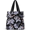thumbnail image 1 of Lunch Bag for Women Insulated Womens Drawstring Lunch Bag for Work, Stain-Resistant Large Lunch Box for Women with Containers, Cinch Closure Cromwell Bag Black Man Reusable Lunch Bag Office, 1 of 4
