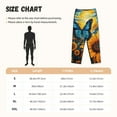 thumbnail image 2 of Salouo Colorful Cloud Butterfly Sunflower Print Women's Pajama Pants Casual Loose Sweatpants PJs Flowy Pants Drawstring Palazzo for Women Wide Leg Pants Lounge Pajama -Small, 2 of 8