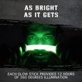 thumbnail image 3 of Barras luminosas de emergencia Glow Mind Ultra Bright de 12 horas (color verde), 3 of 8