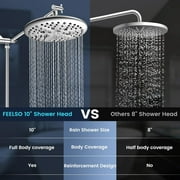 Shower Heads with Handheld Spray Combo, FEELSO 10