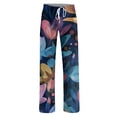thumbnail image 4 of PEXLYCLU Parachute Pants Woman, Boho Pants for Women, Boho Pants, Boho Pants for Women - Hippie Harem Pants Women - Womens Yoga Pants – Comfy Bohemian Flowy Hippie Clothes, Purple XL, 4 of 5