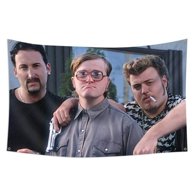 Tapestry Trailers Parks Boys Bandera Art, 90 x 150 cm, poliéster