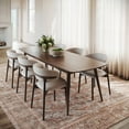 thumbnail image 2 of nuLOOM Sivanya Floral Washable Area Rug, 5' x 8', Sivanya Rust, 2 of 7