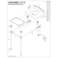thumbnail image 4 of Kingston Brass LMS30MB7 Pemberton 30" Carrara Marble Console Sink with Brass Legs (8-Inch, 3-Hole), Carrara Marble White/Brushed Brass, 4 of 6