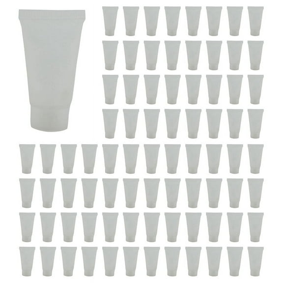 300Pcs 15Ml Refillable Tube Empty Lotion Bottle Soft Tube with Cap Travel Squeeze Make Ups Container Refillable Bottles