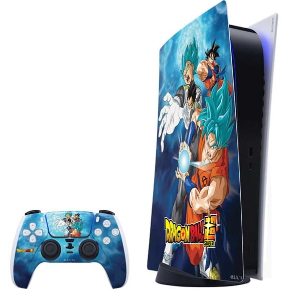Skinit Dragon Ball Super Goku Vegeta Super Ball PS5 Bundle Skin