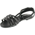 thumbnail image 2 of Breckelles Indio-21 Women Leatherette Open Toe Strappy Slingback Wrap Sandal, 2 of 4