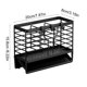 thumbnail image 3 of Organizador de fregadero de cocina con soporte para cuchara, soporte para esponja, escurridor, herramienta de almacenamiento compacta para encimera de baño, diseño ventilado, fácil limpieza, base ant, 3 of 6