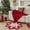 Red, variant on Uuiauoio Christmas Snowflake Bathroom Rug,Cute Snow Shaped Bath Mat Non Slip Washable Area Rugs Holiday Decorative for Bathroom, Living, Bedroom, Kitchen