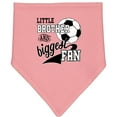 thumbnail image 2 of Inktastic Little Brother and Biggest Fan Soccer Player Baby Bandana Bib, 2 of 4