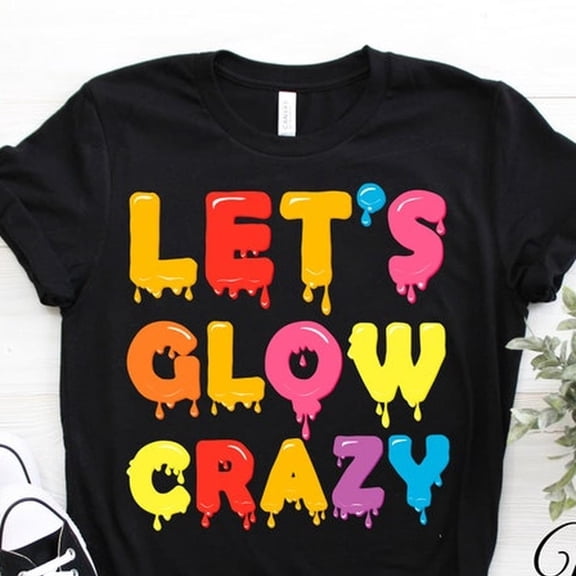 Let's Glow Party It's My Gift T-Shirt, Awesome Glow Kids Birthday Party Outfit, Present For Boys Girls Children, Games Dance Unique Idea