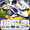 thumbnail image 4 of Extraordinary Home Baby Toys Kids Toys Baby Toy Airplane Plane Toy with Car,with Lighting and Music Transport Set Toys Birthday Gift for Boys and Girls For Age 3+, 4 of 6