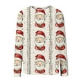 thumbnail image 4 of Women's Christmas Sweatshirt Long Sleeve Crewneck 3D Graphic Print Pullover Casual Comfort Fall Winter Tops for Xmas Holiday Party, 4 of 4