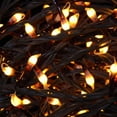 thumbnail image 1 of Silicone Tip String Lights 35 Rice Lights Brown Wire AMBER, 1 of 2