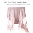 thumbnail image 4 of Pantalones de seguridad para mujer de talla extra grande, se pueden usar con piernas delgadas antidesgaste, ajustados, sin restricciones, cintura alta, ropa interior de cinco puntos, 4 of 6