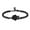 Black, variant on Rose Flower Urn Pendant Stainless Steel Chain Link Cuban Cremation Jewelry for Ashes Holder Funeral Memorial Urn Bracelet for Ashes