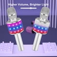 thumbnail image 5 of Intexca Bluetooth Karaoke Microphone, 4-in-1 Wireless Mic with LED Lights for Kids & Adults, 5 of 5