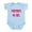 Sky Blue, variant on CafePress - Papaw's #1 Girl Infant Bodysuit - Baby Light Bodysuit, Size Newborn - 24 Months