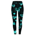 thumbnail image 6 of Mepaouo Women's Valentines Day Tights with Hearts Skinny Sporty Sexy Leggings Printed Pants Sizes S-2X, 6 of 6