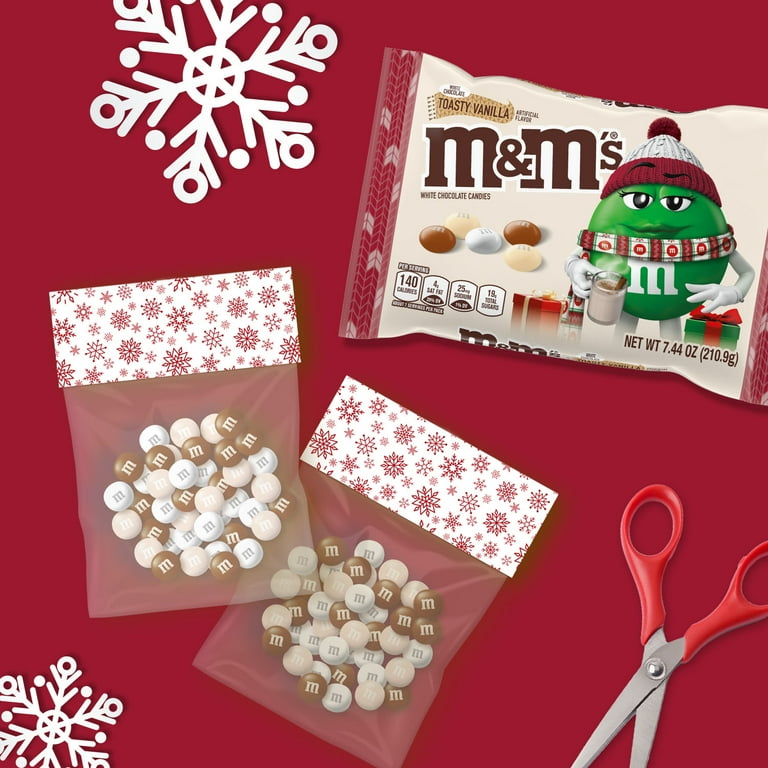 M&M's White Chocolate Toasty Vanilla Holiday Candy, Sugar Cookie
