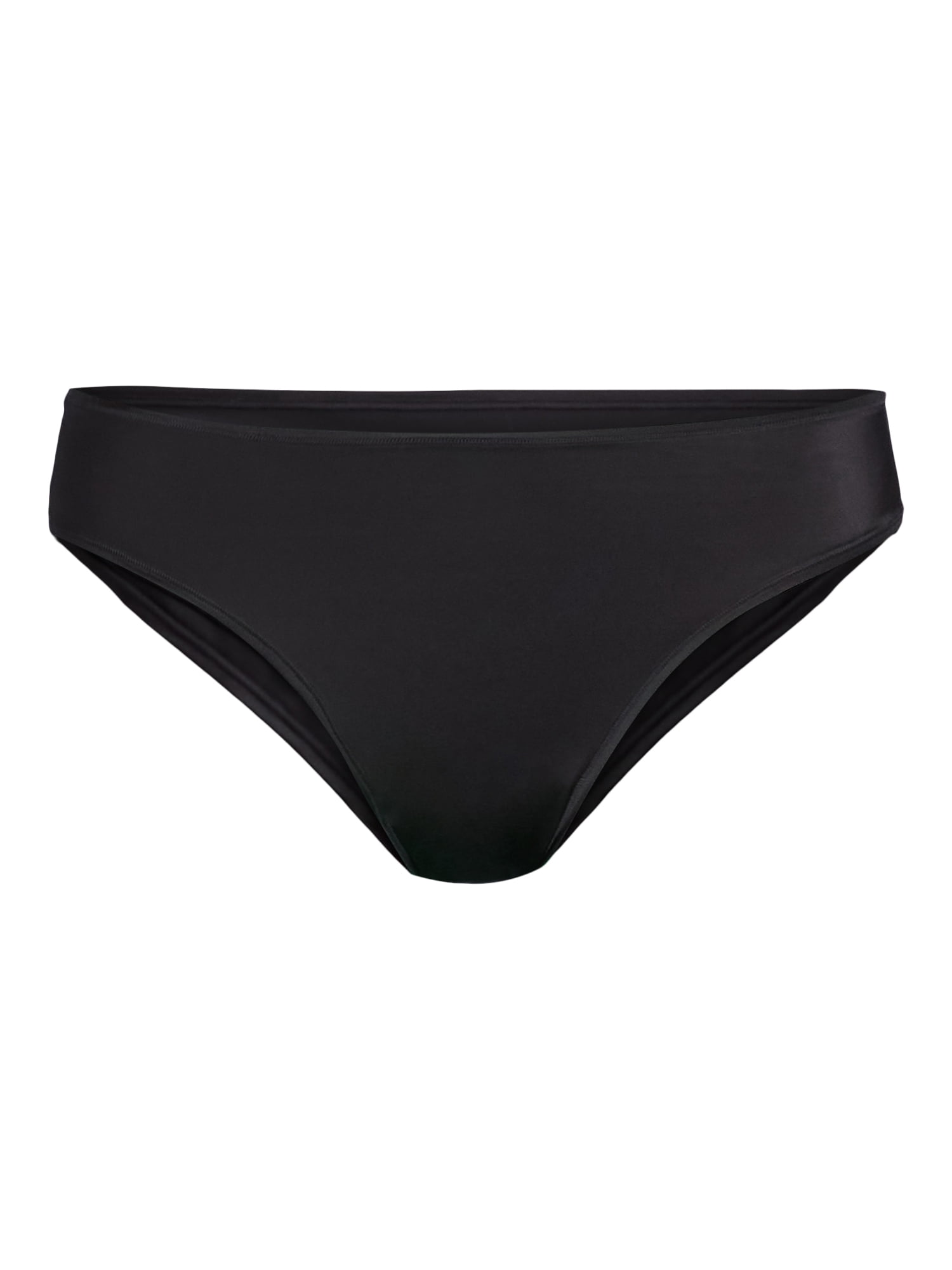 Joyspun Women’s Glossy Shine Cheeky Panties, 3-Pack, Sizes XS-3XL