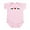 Petal Pink, variant on CafePress - Dachshunds & Heart Infant Bodysuit - Baby Light Bodysuit, Size Newborn - 24 Months
