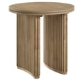 thumbnail image 3 of Adina 2-piece Round Coffee Table Set Distressed Light Brown, 3 of 13