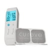 TENS Unit + EMS Device Combination Pain Relief System and Muscle Stimulator from Cureve - Rechargeable, Portable and Powerful