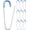 Multicolor, variant on 10-Pack Large Safety Pin, 3.15 in(80mm) Zinc Alloy Heavy Brooch Pin for Sewing Clothes/Costume/Skirts Garments/Craft Supplies, Decorative Pins [Multicolor]