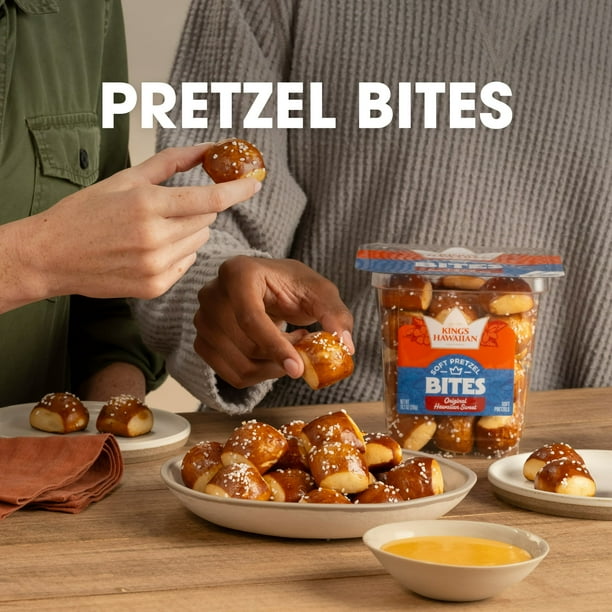 KING'S HAWAIIAN Peanut-Free Sweet Pretzel Bites 10.2 oz - Walmart