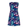 thumbnail image 4 of WXLWZYWL My Orders Dresses for Women 2023 Sun Dresses Women Summer Casual Summer Sundress Dresses for Women 20223 Casual Fashion Tshirt Dress Swing Dress Halter Dress Sundresses for Women Casual Beach, 4 of 5