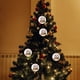 thumbnail image 3 of Fiudx Adorno para Árbol de Navidad, Diseño de Máscara de Papá Noel, de Hierro, Impresión a Doble Cara, Conmemoración Del Año, Decoración Navideña Versátil, Regalo Perfecto para Fiestas de Oficina, Ju, 3 of 3