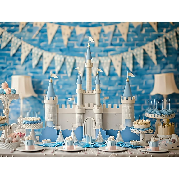 Hot air balloon Happy Birthday Photography Background Football Floral Arch Rocket Soccer Baby Party Carrots Backdrops FB-04