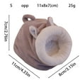 thumbnail image 2 of Hamster Winter Warm Velvet Sleep Bed, Polypropylene Material, Soft Comfortable, 8 Styles, Suitable for Hamsters Guinea Pigs Hedgehogs Squirrels, 2 of 3