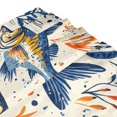 thumbnail image 3 of Yayeee Shower Curtain with Hooks 72"x72" Waterproof Fabric Bathroom Hanging Decor, Blue Sardines Pattern, 3 of 5