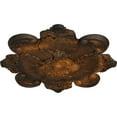 thumbnail image 3 of Ekena Millwork 18 1/8"OD x 1 1/4"P Katheryn Ceiling Medallion, Hand-Painted Rust, 3 of 6