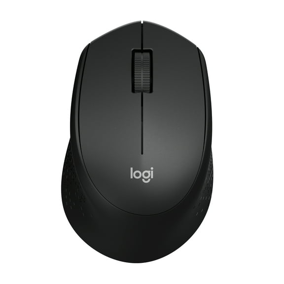 Logitech M330 SILENT PLUS Wireless Mouse, 2.4GHz with USB Nano Receiver, 1000 DPI Optical Tracking, 2-year Battery Life, Compatible with PC, Mac, Laptop, Chromebook, Black