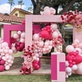thumbnail image 3 of Pink Balloons 110 Pcs Pink Balloon Garland Kit Different Sizes 5 10 12 18 Inch Pink Balloons for Birthday Valentine's Day Party Decorations, 3 of 16